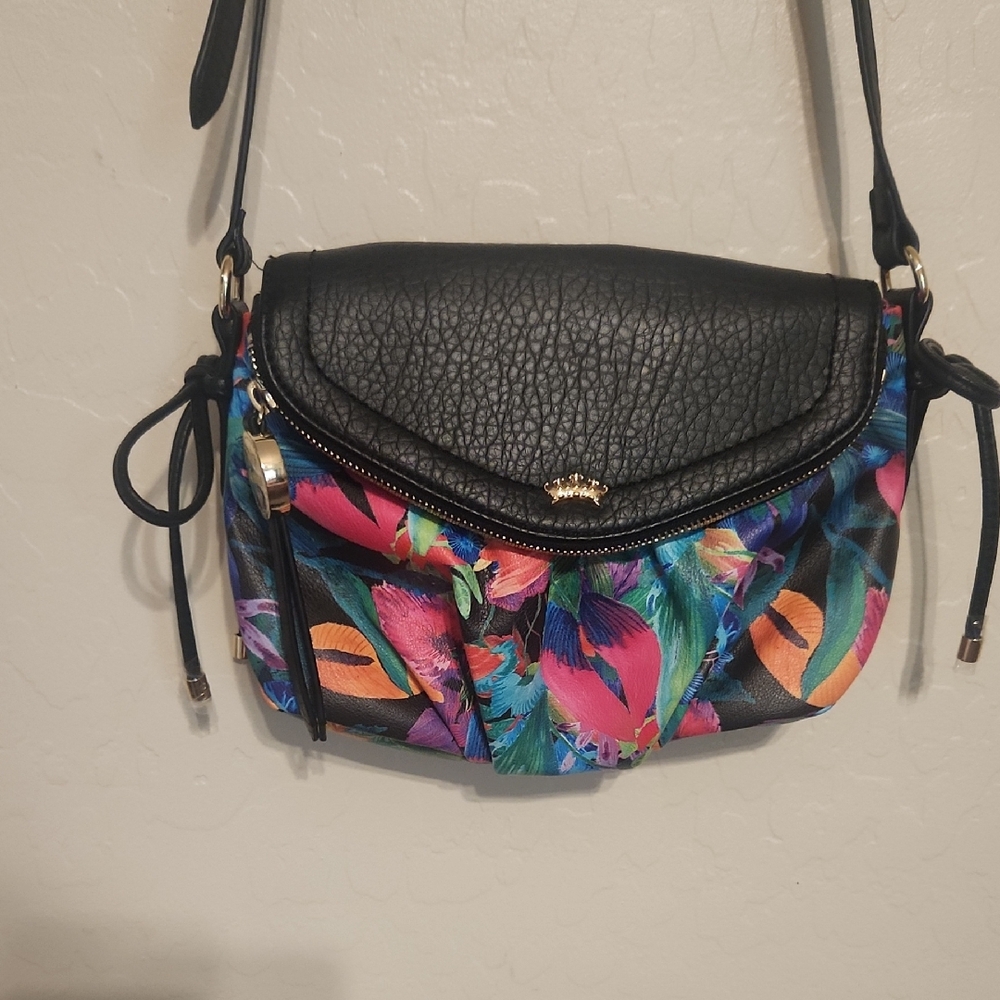 Juicy Couture Vibrant Feather Crossbody Bag